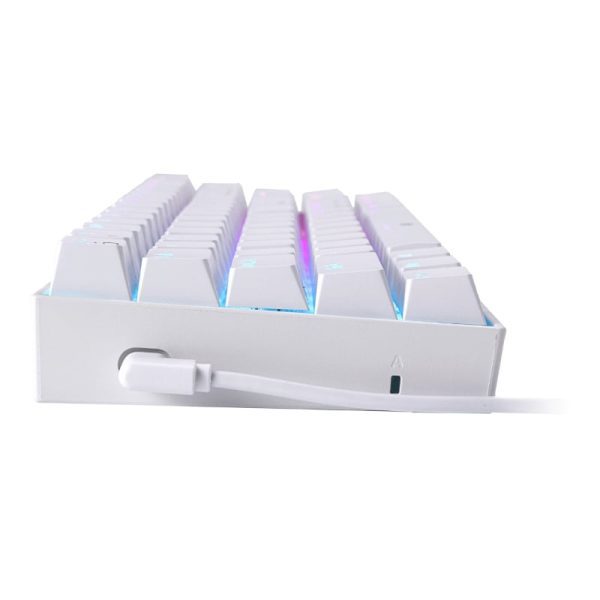 *Unboxed*REDRAGON DRAGONBORN Wired Mechanical Keyboard RGB
67Key Design - White - Image 5
