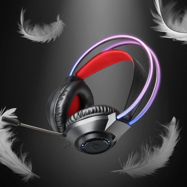 *Unboxed*Redragon SCREAM Over-Ear RGB Gaming Headset - Black - Image 5