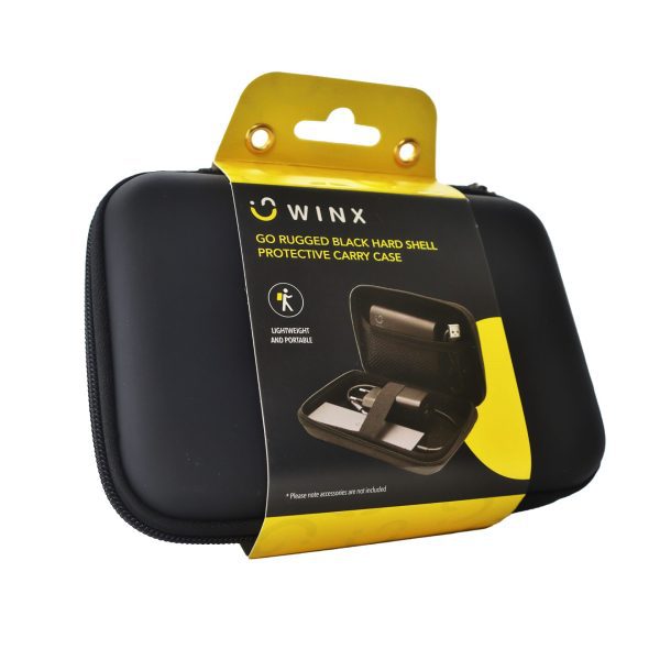 *Unboxed*Winx Go Rugged Hardshell Protective Carry Case - Black - Image 2