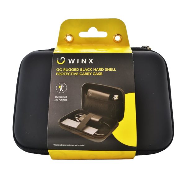 *Unboxed*Winx Go Rugged Hardshell Protective Carry Case - Black