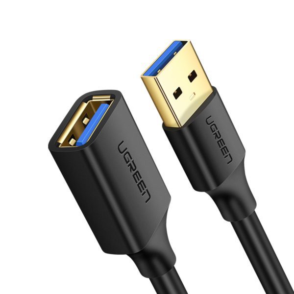 UGREEN USB 3.0 Extension Cable – Male to Female, 5Gbps Data Transfer – 2m