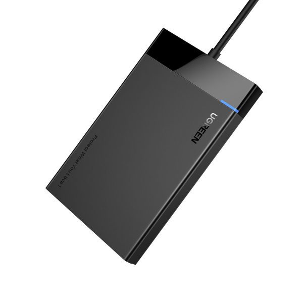 UGREEN USB 3.0 to 2.5” SATA Hard Drive Enclosure (Non-Detachable Cable) - Image 2