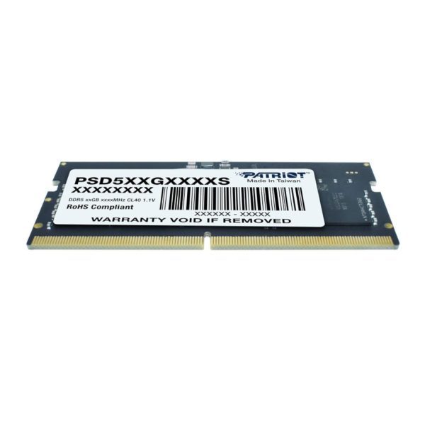 Patriot Signature Line DDR5 8GB 4800MHz Single Rank SODIMM Notebook Memory - Image 3